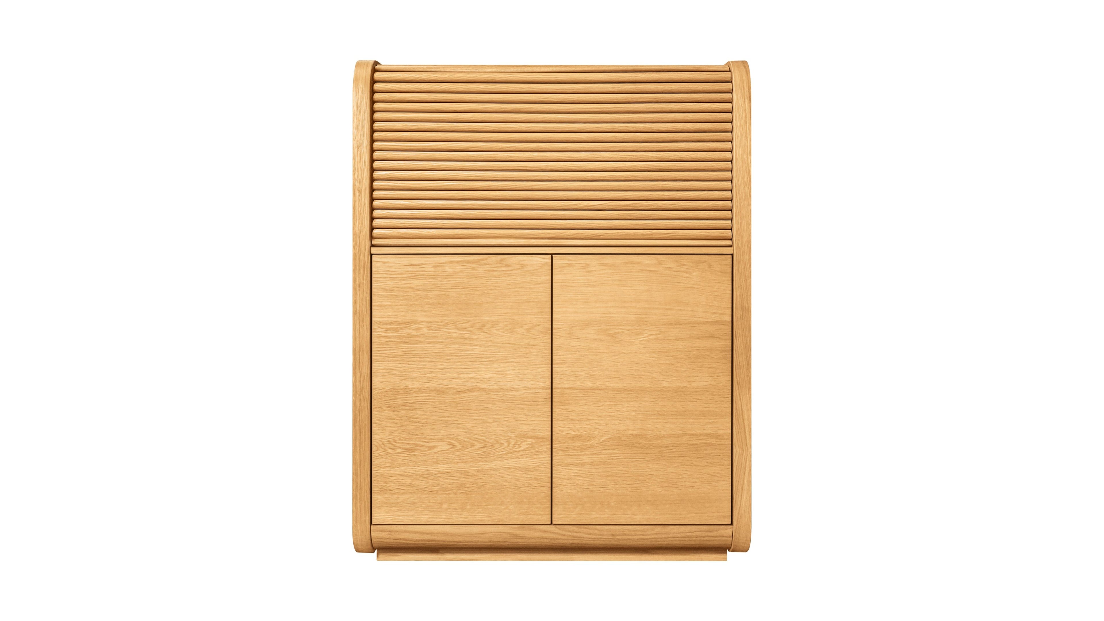 Roll Out Cabinet, White Oak