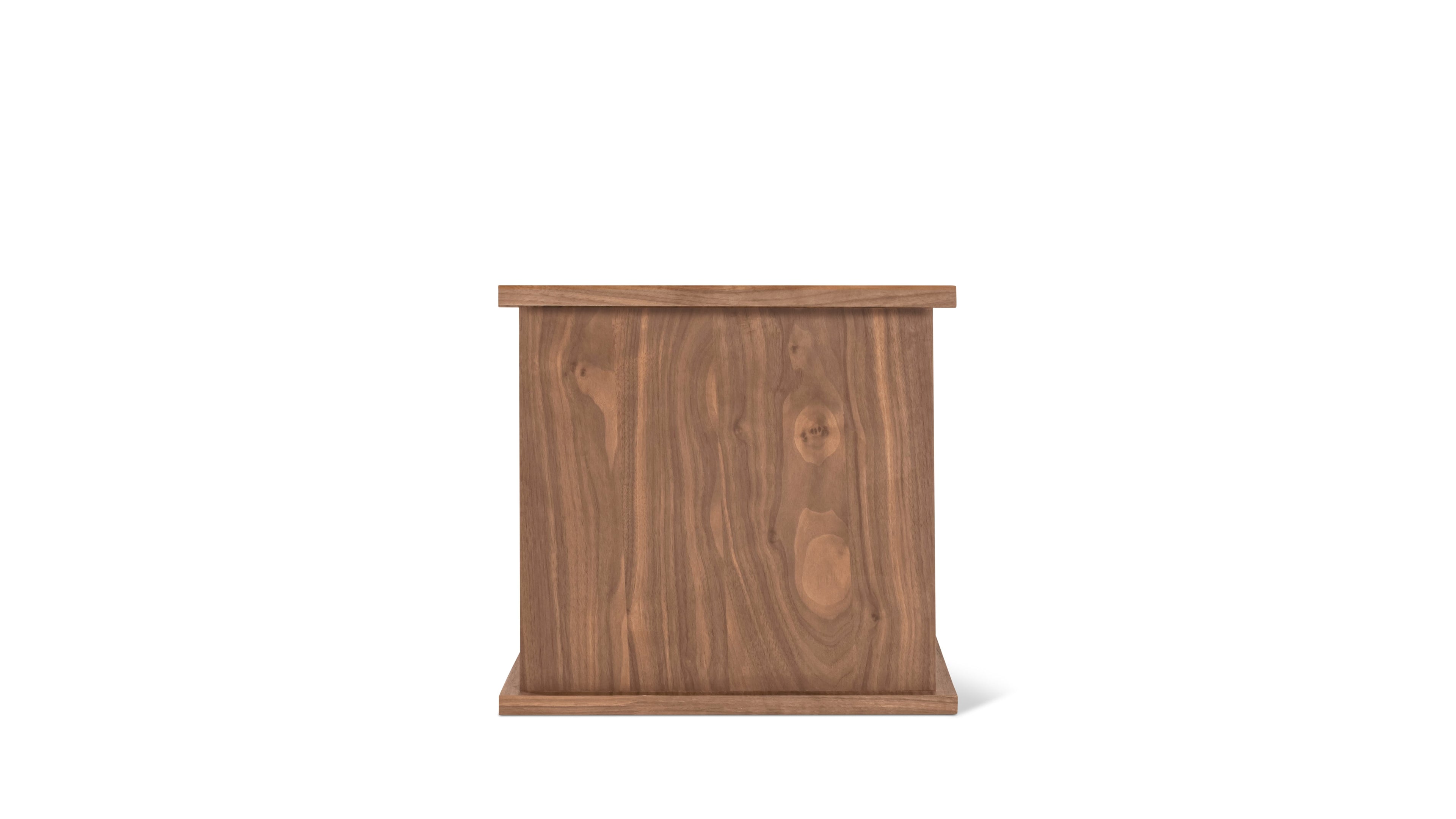 Keep Stacking Storage System 1-Piece, Closed, Walnut