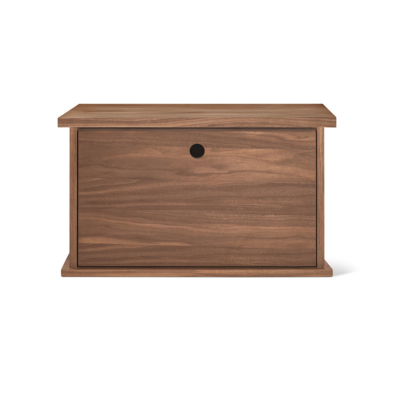 Keep Stacking Storage System 1-Piece, Closed, Walnut