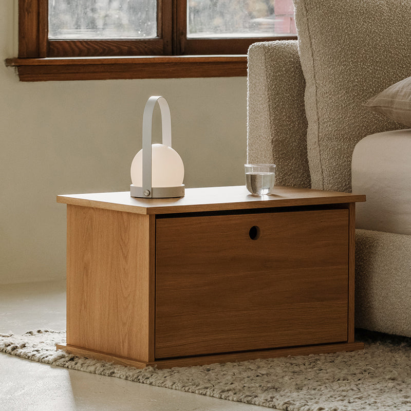 Keep Stacking Storage System 1-Piece, Closed, White Oak