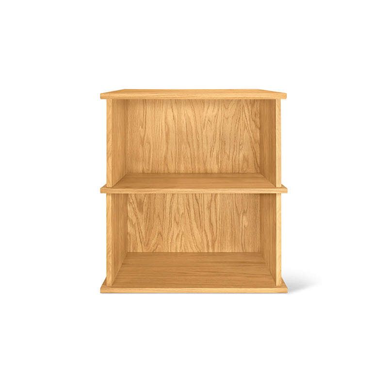 Keep Stacking Storage System 2-Piece, Open, White Oak