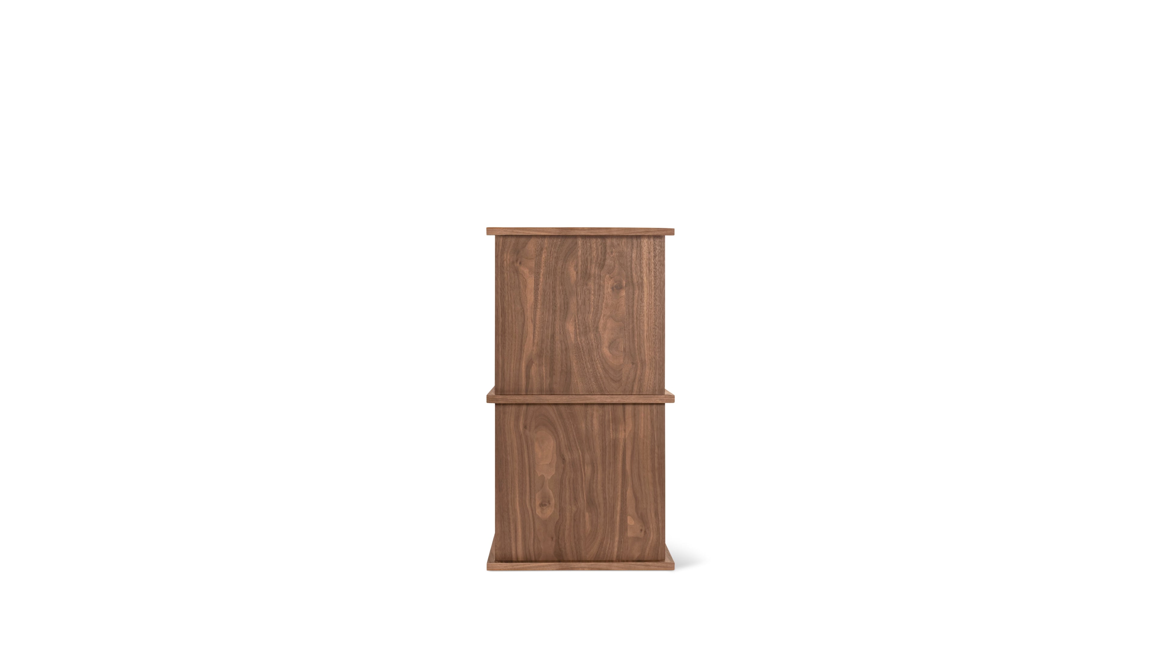Keep Stacking Storage System 6-Piece, Open and Closed, Walnut
