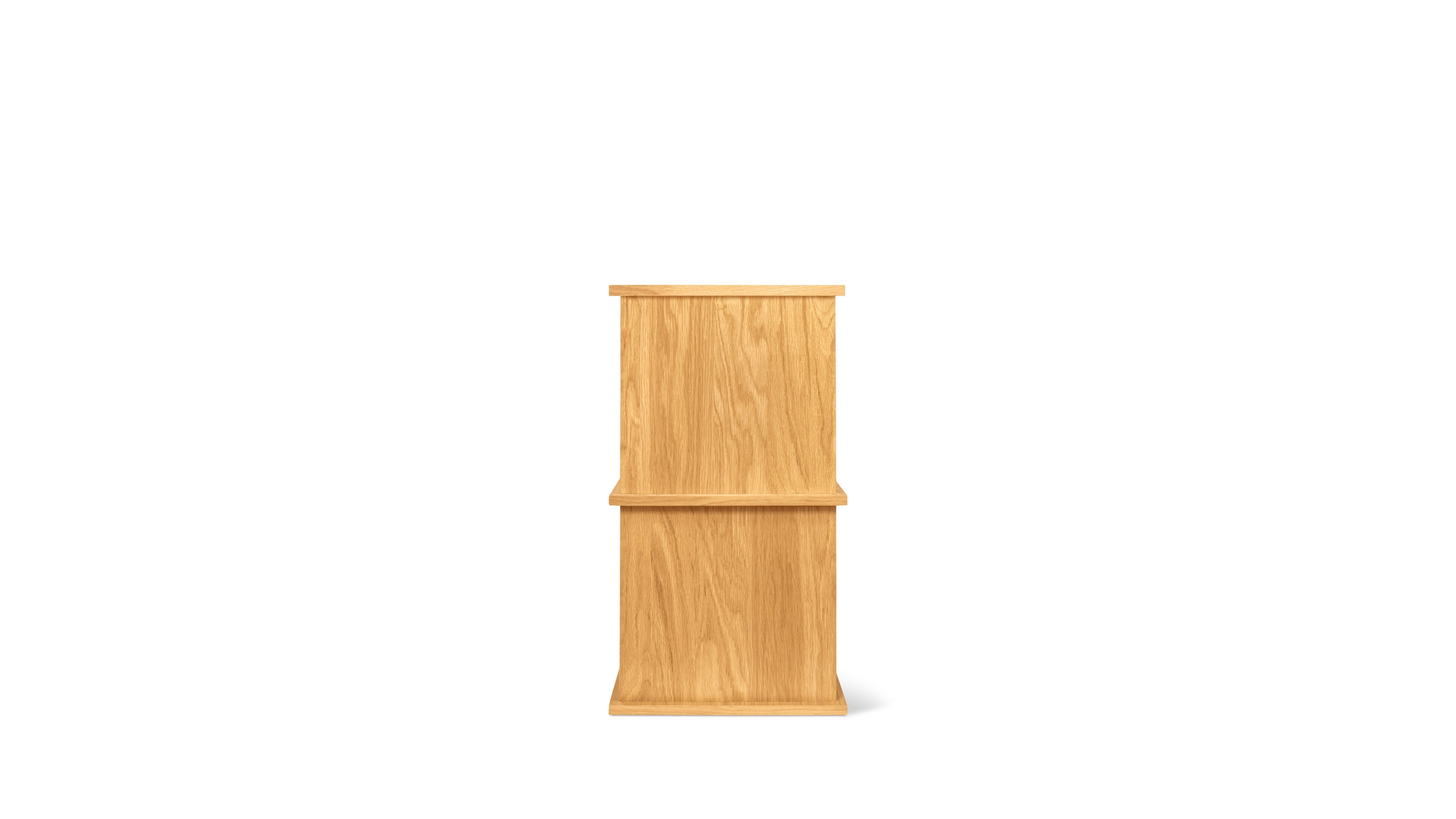 Keep Stacking Storage System 6-Piece, Open and Closed, White Oak